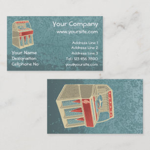 Grunge Jukebox Business Card