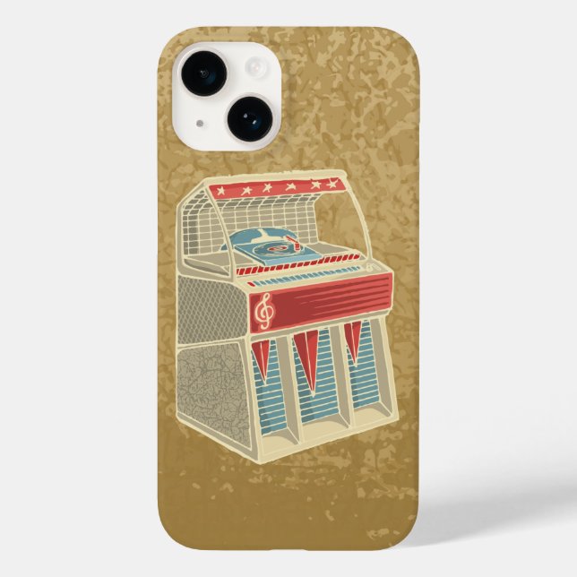 Grunge Jukebox Case-Mate iPhone Case (Back)