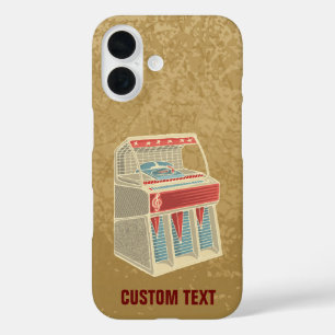 Grunge Jukebox iPhone 16 Case