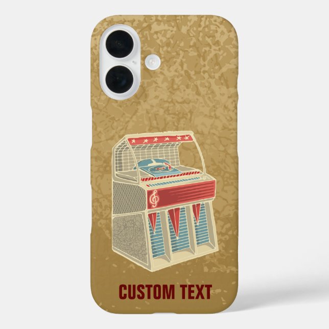 Grunge Jukebox Case-Mate iPhone Case (Back)
