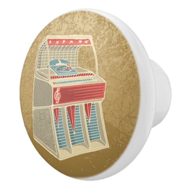 Grunge Jukebox Ceramic Knob (Right)