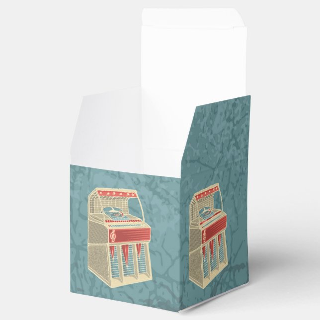 Grunge Jukebox Favor Box (Opened)
