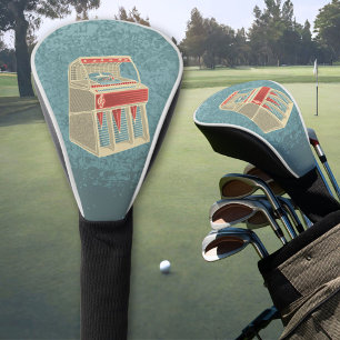 Grunge Jukebox Golf Head Cover