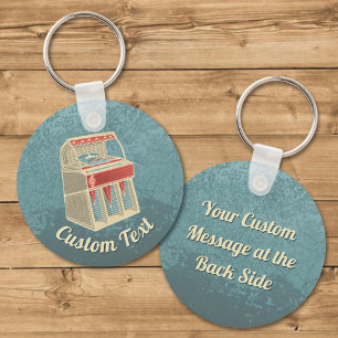 Grunge Jukebox Keychain