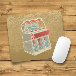 Grunge Jukebox Mouse Pad