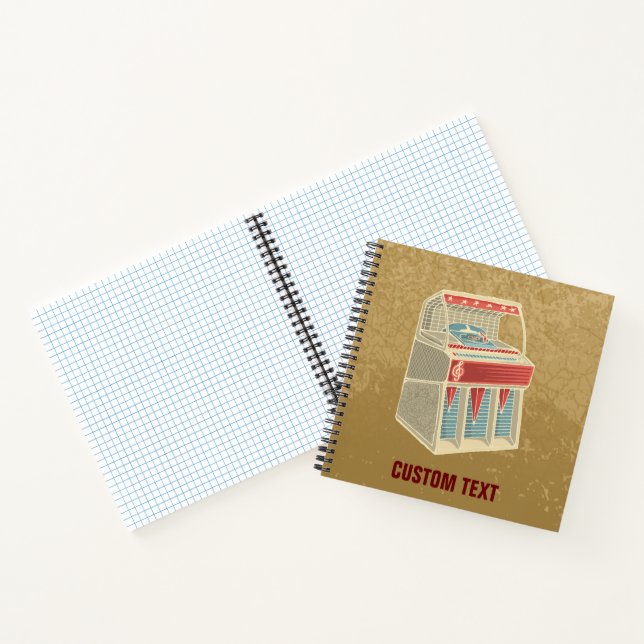 Grunge Jukebox Notebook (Inside)