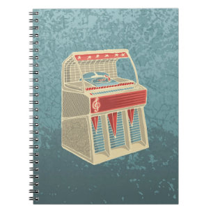 Grunge Jukebox Notebook