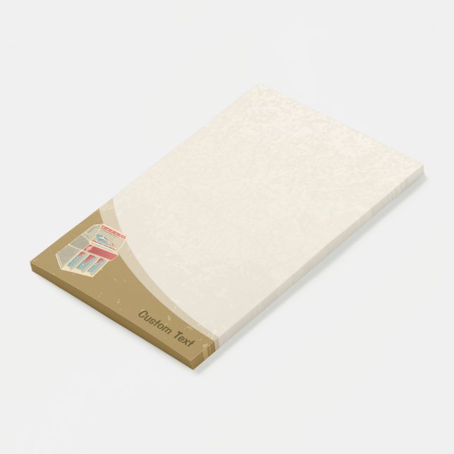 Grunge Jukebox Post-it Notes (Angled)