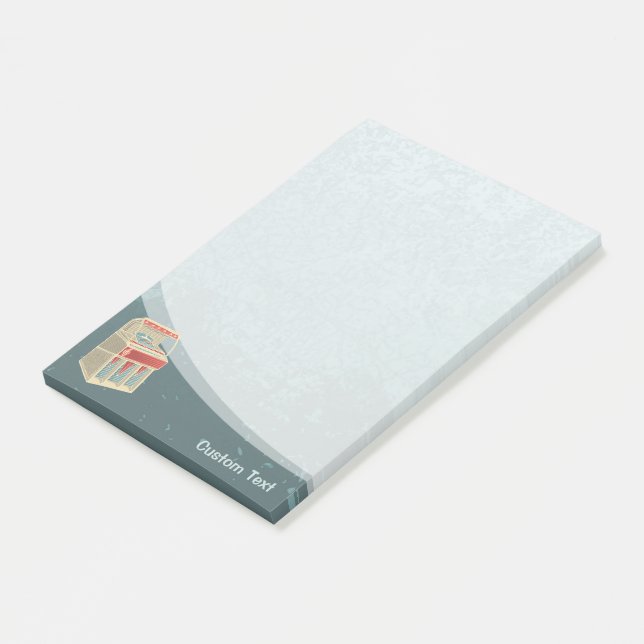 Grunge Jukebox Post-it Notes (Angled)