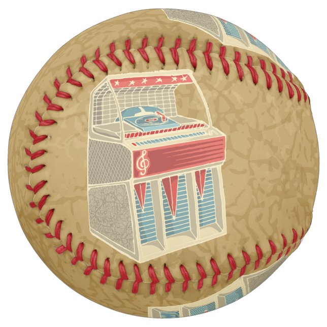 Grunge Jukebox Softball (Front Left)