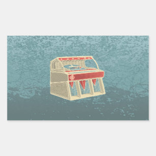 Grunge Jukebox Sticker