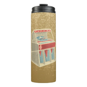 Grunge Jukebox Thermal Tumbler