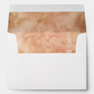 Grunge Leather Blush Brown Cowgirl  Theme Envelope
