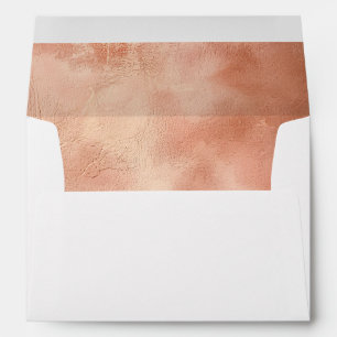 Grunge Leather Blush Peach Cowgirl  Theme Envelope