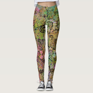 Grunge Leggings Floraux