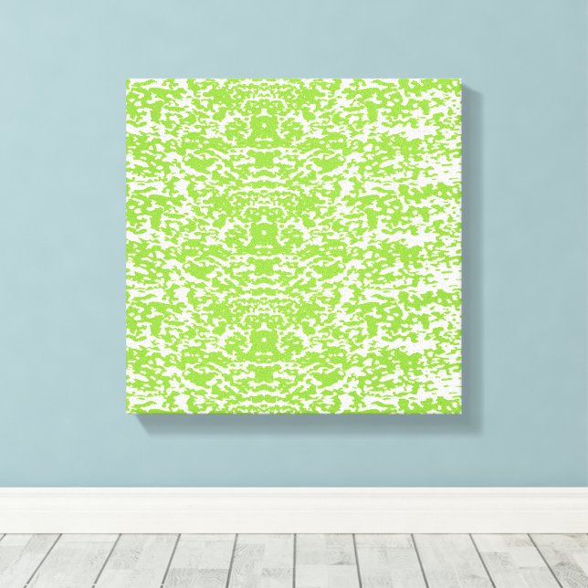 Grunge Lime Green Pattern - Summer Abstract Decor (Insitu(Wood Floor))