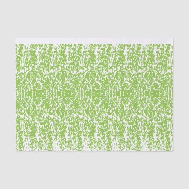 Grunge Lime Green Pattern - Summer Abstract Decor Tissue Paper (Front)
