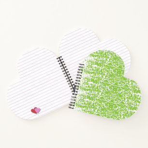 Grunge Lime Green Texture Notebook