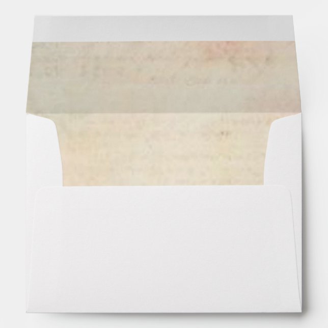 Grunge Lined Halloween Invitation Envelope (Back (Bottom))