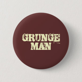 Grunge Man 2 Inch Round Button
