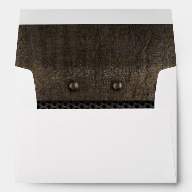 Grunge metal background envelopes (Back (Bottom))