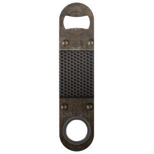 Grunge metal background speed bottle opener