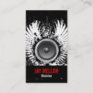 Grunge Music Business Card