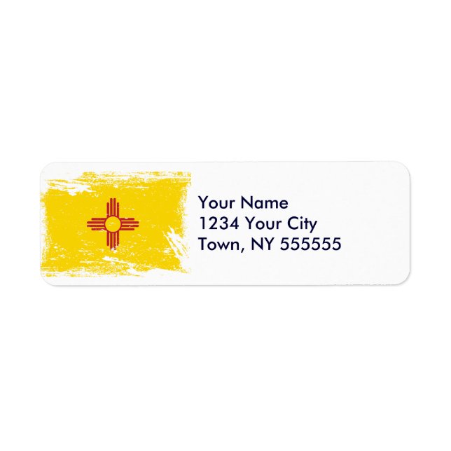 Grunge New Mexico Flag (Front)