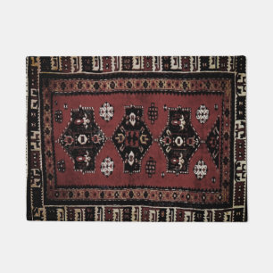 Grunge Oriental rug look - tribal -pattern