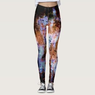 Grunge Paint Splatter Leggings