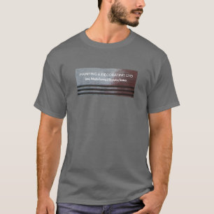 Grunge Painted Wall, Painter & Decorator Advert T-Shirt