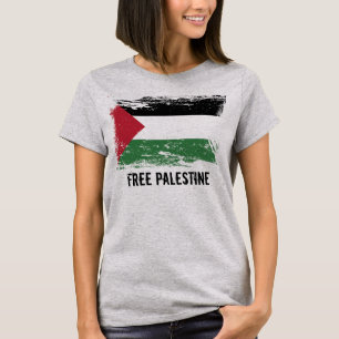 Grunge Palestine Flag T-Shirt