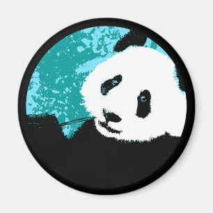 grunge panda. magnet