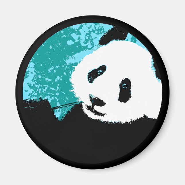 grunge panda. magnet (Front)