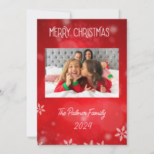 Grunge Paper Design Holiday Card