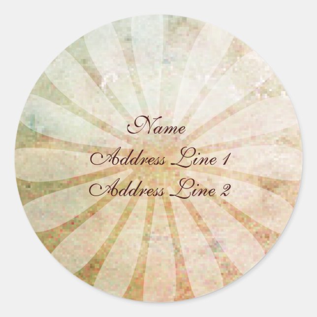 Grunge Parchment Address Labels (Front)