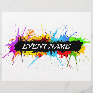Grunge party flyer