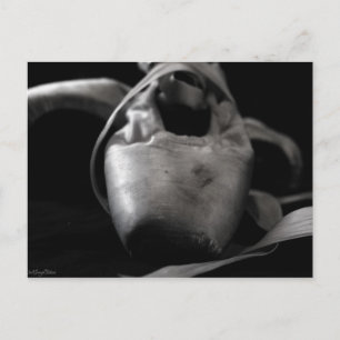 Grunge Pointe (Ballet) Shoes Postcard