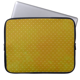 Grunge polka dot: watercolor background laptop sleeve