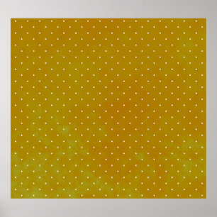 Grunge polka dot: watercolor background poster