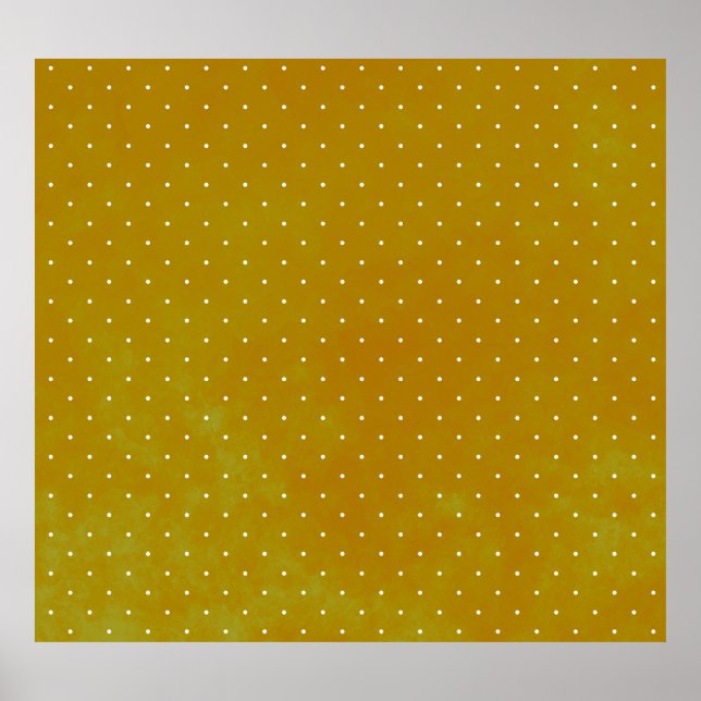 Grunge polka dot: watercolor background poster (Front)