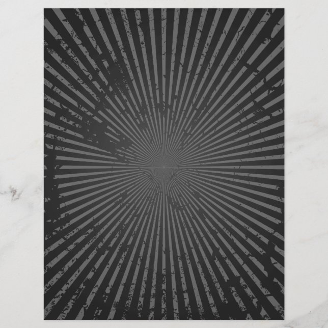 Grunge Radial Pattern: Custom Template (Front)