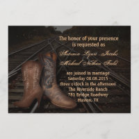 grunge railway western cowboy wedding