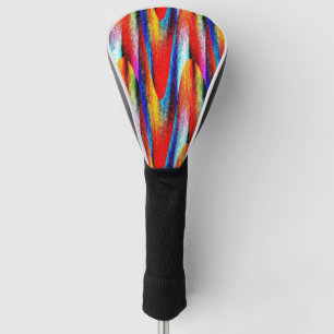 Grunge Rainbow Golf Head Cover