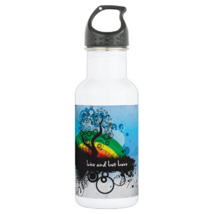 Grunge Rainbow Tree Customizable 532 Ml Water Bottle