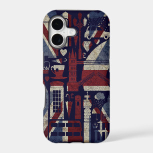 Grunge Retro Union Jack Love London Symbols