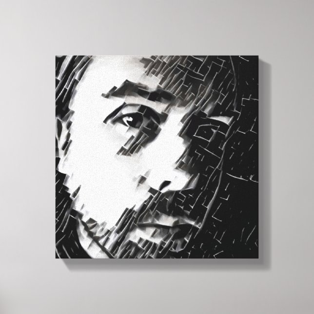 Grunge Rob Canvas Print (Front)