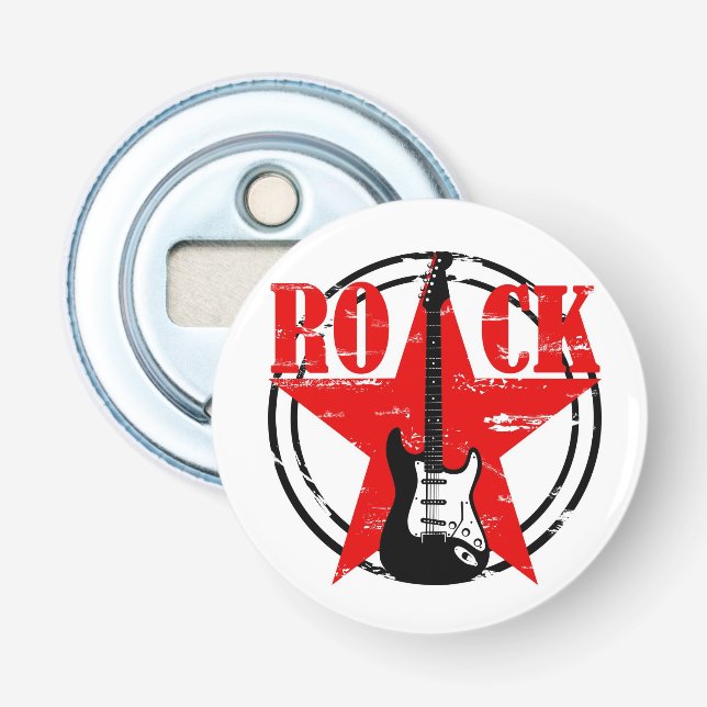 Grunge rock bottle opener (Front)
