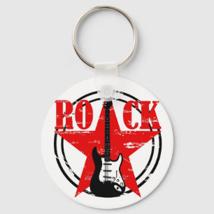 Grunge rock keychain