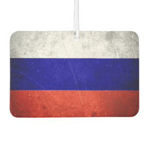 Grunge Russian Flag Air Freshener